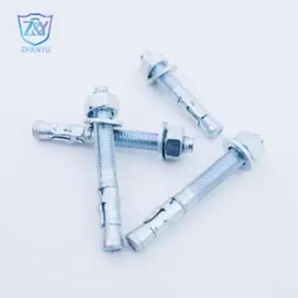 клиновиден анкер GB /T 22795 Разширителни винтове през болт и гайки Шестостен Бетонна стена Хардуер Клин Анкери Болт