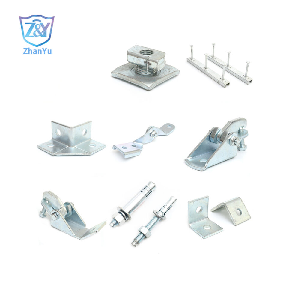 unistrut accessories, 4-Hole 90° Angle Strut Bracket strut channel fitting