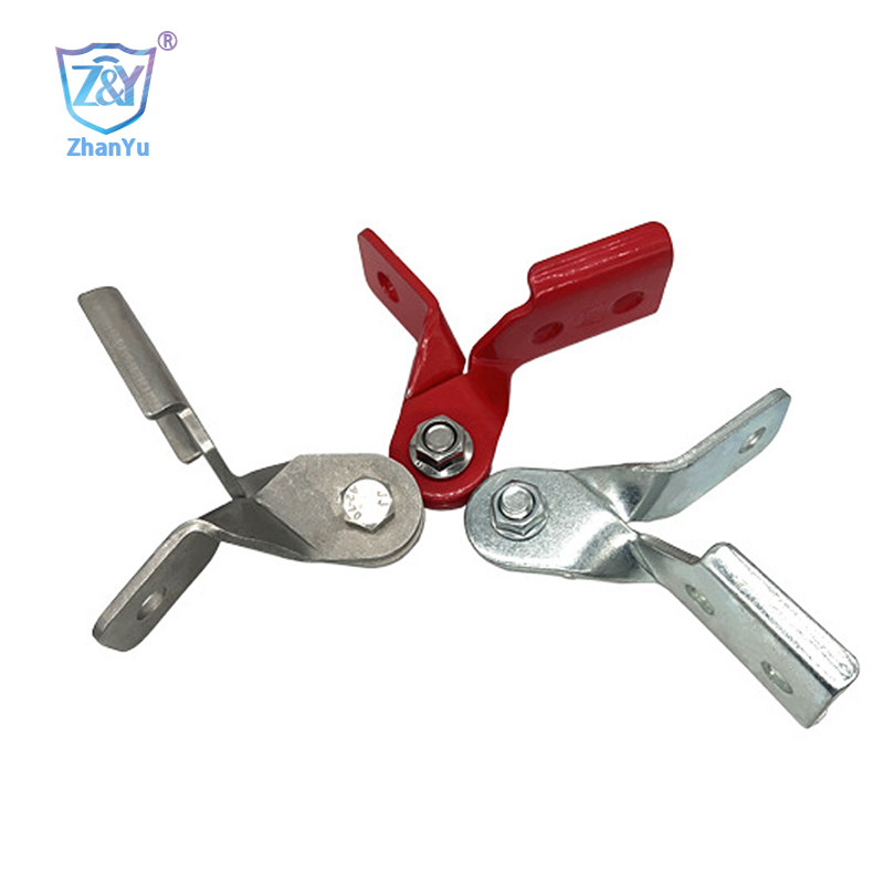 Metalo unistrut sisma kanalo subteno kolono ligo ĉarniro ligo