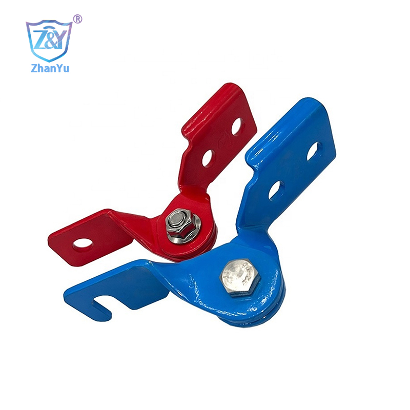 Metalo unistrut sisma kanalo subteno kolono ligo ĉarniro ligo