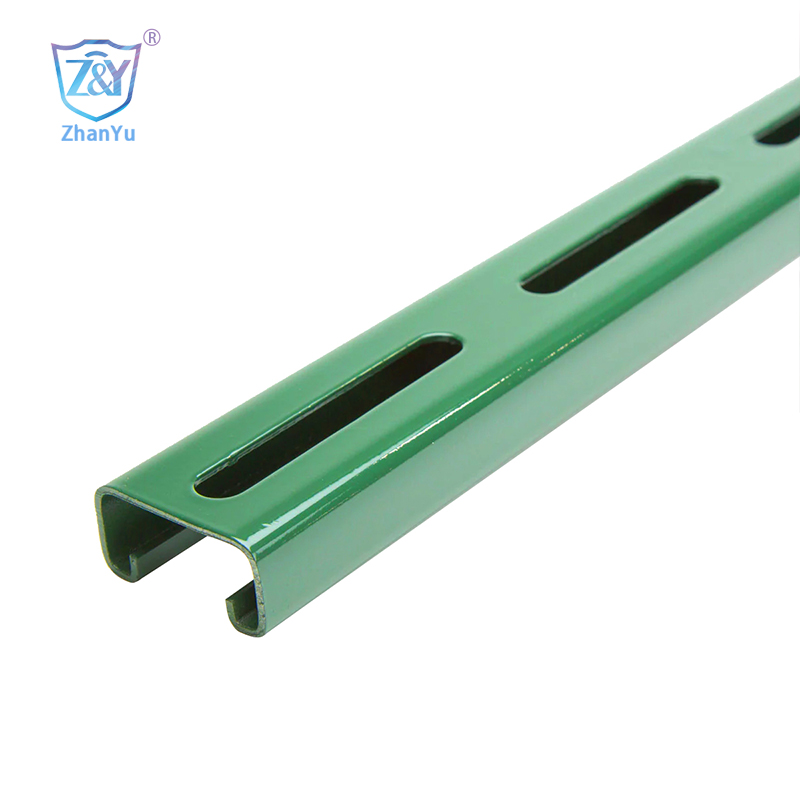 Unistrut Standard Hole C Channel Strut 1-5/8″x၁၃/၁၆″HDG ဖြင့် (41*21), Powder Coating, သွပ်.