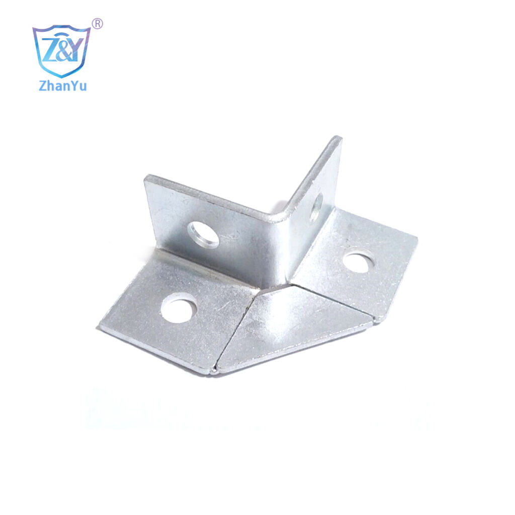 unistrut accessories, 2 holes channel Corner Angle corner code, gasket, saddle card